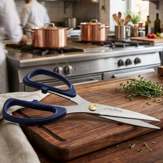 Ciseaux de Cuisine Multifonctions Ultra-Tranchants en Inox