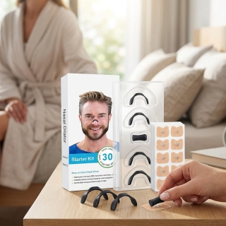 Pack Anti-Ronflement Premium - Dilatateur Nasal + 30 Jours de Respiration