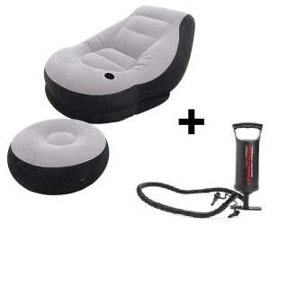 Fauteuil Pouf Gonflable & Pompe