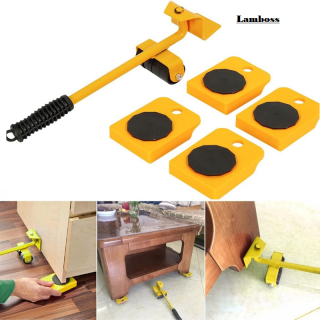 Lève-Meubles Robuste, Ensemble D'outils De Système De Levage Avec 4 Curseurs Mobiles Lamboss