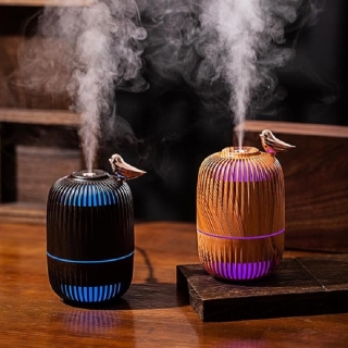 Humidificateur d'air de bureau avec bande lumineuse LED