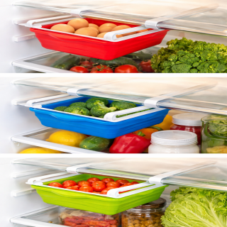 boîte de rangement extensible pour réfrigérateur
