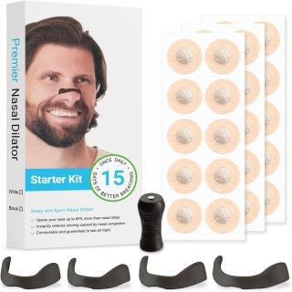 Kit Dispositifs anti-ronflement nasales magnétiques 15 pairs