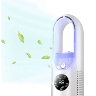 Mini Climatiseur Polyvalent Ventilateur Sans Pales -Purificateur D'air Mobile-Humidificateur De Refroidissement Ultra-Pro