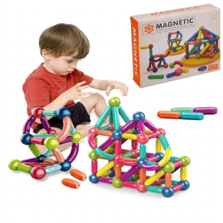 jouets de construction magnétique éducatifs, jouets pour enfants de +3 ans (42 pièces)