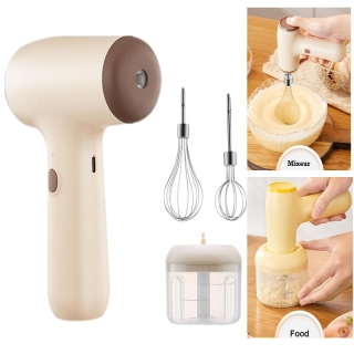 Mixeur hachoir électrique multifonction 2en1 Rechargeable