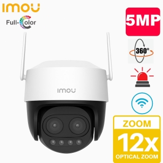 Camera surveillance wifi - 5MP - Speed Dome PTZ - 12X ZOOM - Full Color - Color VU
