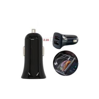 Chargeur Voiture - Mini Allume Cigare - 2 Ports USB