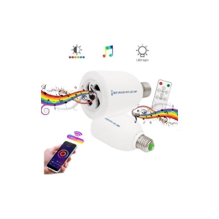 Speaker bluetooth - Haut Parleur - Ampoule LED Avec Télécommande