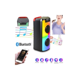 Haut-parleur - speaker - Bluetooth Portable Soonbox S4419 – Double Haut-parleur 4.0” - LED RGB