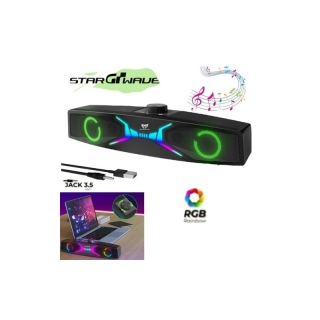 Speaker - Haut Parleur - USB + Jack 3.5 - RGB - N-132