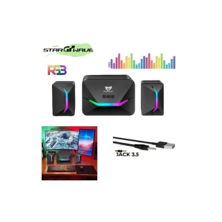 Speaker - Haut Parleur - USB + Jack 3.5 - RGB - N-183