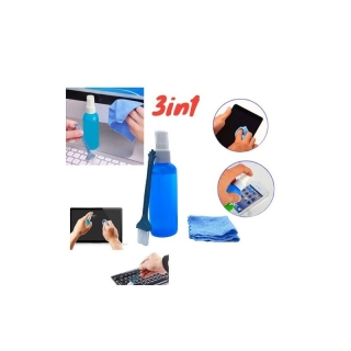 Kit de Nettoyage - 3en1 pour ordinateur , PC ,Tablette , ecran , TV