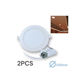 Pack de 2 Spot lumière blanche plafonnier