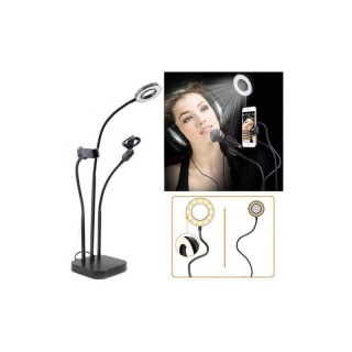 Ring Light - Base avec 3 supports -3in1 - Professional Live Stream