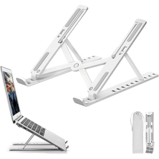 Support pliable et réglable pour PC portable et tablette - 10 niveaux