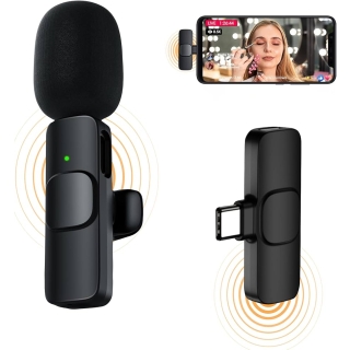 Microphone cravate sans fil pour Android Type C