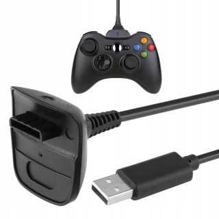 Câble de charge et de jeu USB pour Xbox 360