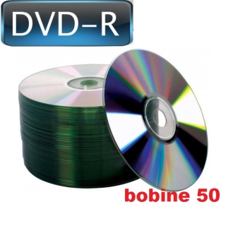 Bobine de 50 DVD-R Vierge pour Enregistrement et Archivage