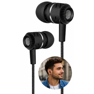 écouteurs Filaire CB-52 Hi-Fi Audio – Extra Bass avec Microphone Intégré