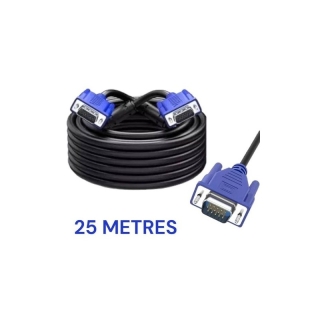 Câble VGA - Mâle Mâle - 25 Mètres