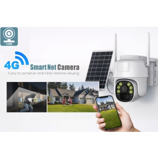 Caméra Surveillance 4G - Intelligente - avec Panneau Solaire - FULL COLOR - COLOR VU
