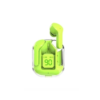 Écouteurs Bluetooth Ultra Pods 5.3 avec Ecran LED Vert Pistache