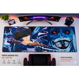 TAPIS SOURIS GAMING 40X90 Solo Leveling - Shadow Monarch Edition