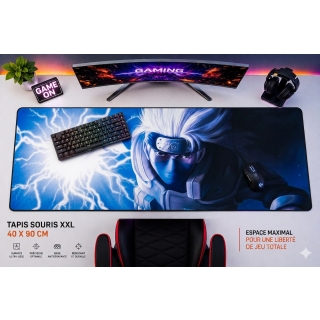 TAPIS SOURIS GAMING 40X90 Naruto - Kakashi Chidori Edition