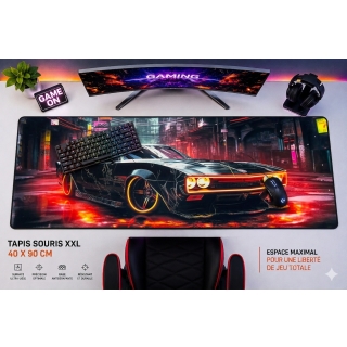 TAPIS SOURIS GAMING 40X90 Muscle Car