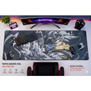 TAPIS DE SOURIS GAMING 40X90 Dragon Ball - Goku Silver Edition