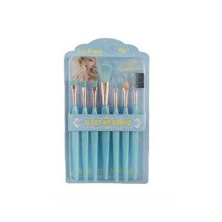 Kit de 7 Pinceaux de Maquillage Yeux Bleu