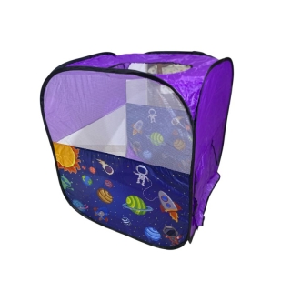 Tente de Jeu pour Enfants Carrée 74 x 74 x 85 cm Design Planet Violet