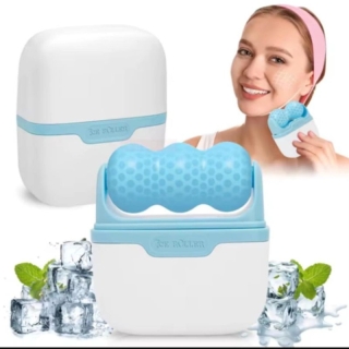 Rouleau Masseur de Glace pour Le Visage avec 2 Têtes