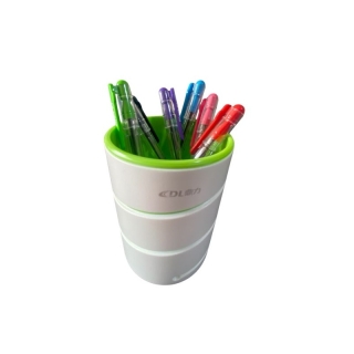 Porte-stylo de bureau en plastique dur