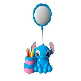 Veilleuse Stitch bleue avec porte-stylo