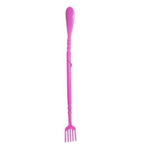 Gratte Dos et Chausse-pied 2en1 en plastique 47 cm