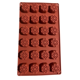 Moule à chocolat en silicone en forme de fleur