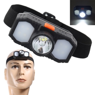Lampe Frontale LED Super Puissante Rechargeable Étanche IPX4