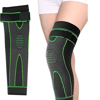 Genouillère De Compression Respirante Professionnelle - Jambe Complète - Unisexe