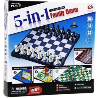 Jeu de Societé 5 en 1