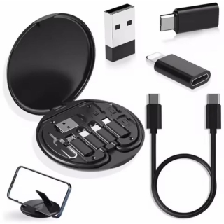Adaptateur De Câble Multi Charge Avec Support De Téléphone