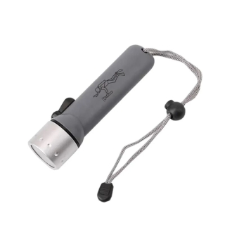 Torche Sous Marine Professional Flashlight Waterproof Gris
