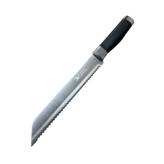 Couteau à Pain Inox Premium 33 cm Noir