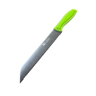 Couteau à Pain Inox Premium 33 cm vert