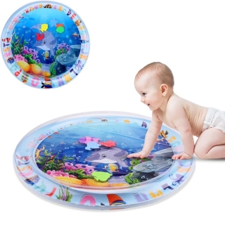 Tapis d’eau bébé sensoriel gonflable 65×65×8 cm