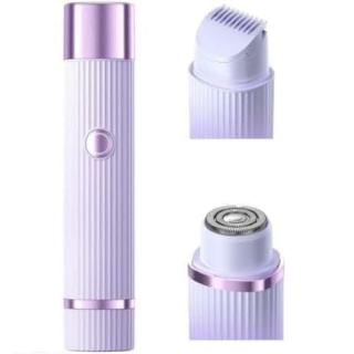 Dépilateur Électrique 2 en 1 Féminin – USB Rechargeable Violet