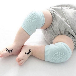 Genouillères bébé antidérapantes en coton – Protection 6 à 36 mois
