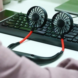 Ventilateur USB Portable à Suspendre – Mains libres et 3 vitesses