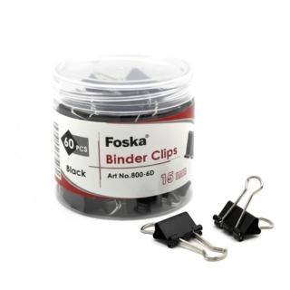 Boîte de 60 pinces a clip 15 mm foska
